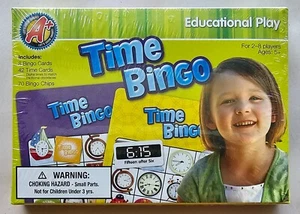 Time Bingo Educational Play, Ages 5+, 2-8 Players, New - Picture 1 of 2