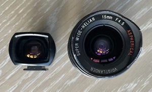 Voigtlander SUPER WIDE HELIAR 15mm F4.5 aspherical Leica LTM/L39 mount & finder - Picture 1 of 11