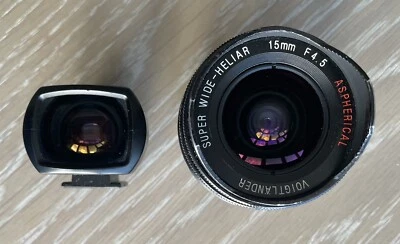 Voigtlander SUPER WIDE HELIAR 15mm F4.5 aspherical Leica LTM/L39 mount & finder - Image 1 of 4