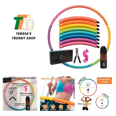 Hula Hoop Fitness Pesado Adulto Principiante - Hula Hoop Pesado para Adultos - D... Foto 1 de 4