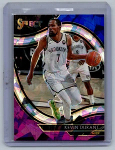2021 Select Kevin Durant #259 azul blanco púrpura guerreros de hielo agrietado - Imagen 1 de 2