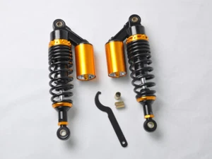 wo 11" 280mm Adjust Air Shocks Clevis For Honda DIO 50 ZX SR Elite Zoomer Ruckus - Picture 1 of 8