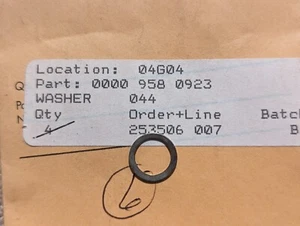 New Genuine Stihl Starter Washer 0000 958 0923 - Picture 1 of 2