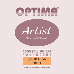 Cuerdas para guitarra acústica Optima Artist plateadas de cobre con seda 11-47 - Imagen 1 de 2