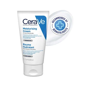 CeraVe Moisturizing Cream For Dry To Very Dry Skin (50ml) - Formulated with 3 Es - Picture 1 of 6
