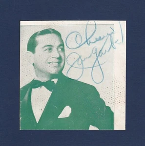 Foto de corte de revista Jan Garber firmada de colección B&W - Jazz Ban Leader 1894-1977 - Imagen 1 de 1