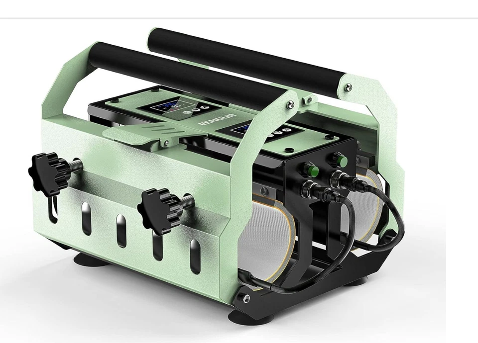 Prensa de calor vaso EENOUR 2 estaciones calentadores para sublimación recta 11 oz-30 oz... Foto 1 de 2