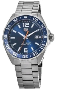 New TH Formula 1 Quartz 43mm Blue Dial Steel  WAZ1010.BA0842 | Bundle - Picture 1 of 9