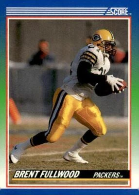 1990 Score #6 Brent Fullwood Green Bay Packers - Image 1 of 2