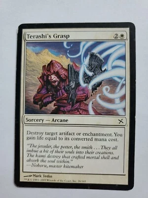 MTG Magic The Gathering Card Terashi's Grasp Sorcery Arcane White Betrayers Of  - Image 1 of 2