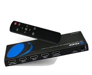 4K HDMI 2.0 4x1 HDMI Switch With Audio Extractor ARC/EARC Supported (UHDS-401A)