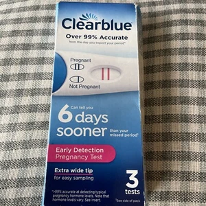 Test di gravidanza diagnosi precoce Clearblue, 6 giorni prima 3 test Exp: 03/2025 - Foto 1 di 2