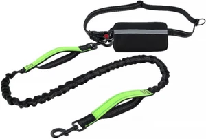 Plutus Pet Hands Free Dog Lead, Soft Padded Dual Handle Retractable Bungee Le... - Picture 1 of 14