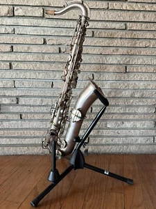 Early Model Vintage Buescher True Tone Silver Plated C Melody Saxophone - Picture 1 of 10
