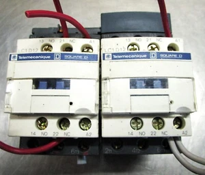Schneider Electric C8201-4-1KW (2) + Telemecanique Suppressors (2) LAD4RCU gebraucht - Bild 1 von 10