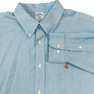 Camisa Oxford Brooks Brothers para Hombre XXL Azul Regente Abotonada - Imagen 1 de 11