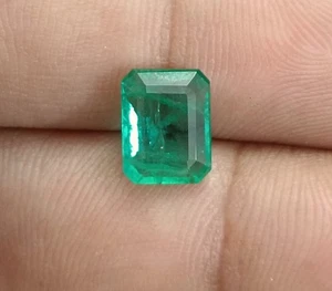 GSI Certified 2.28ct Natural Zambian Emerald Stone - Picture 1 of 8