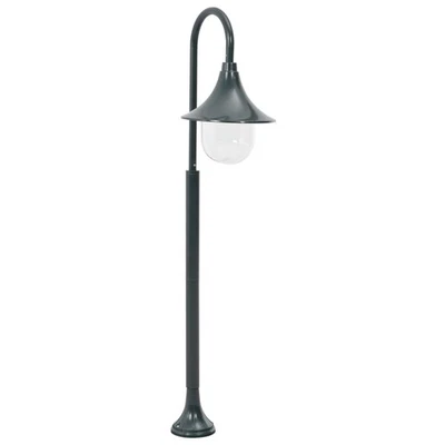 Garden Post Light E27 120 cm Aluminium Dark Green – Free Postage - Image 1 of 4