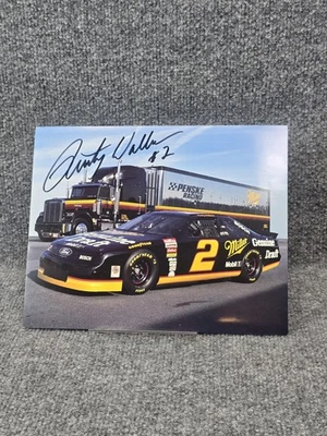 Rusty Wallace Autographed Photo #2 Miller Genuine Draft Penske Racing NASCAR - Image 1 of 4