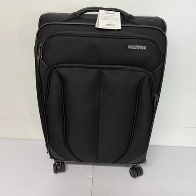 American Tourister - 4 Kix 2.0 24" Expandable Spinner Suitcase-Black 142353-1041 - Image 1 of 4