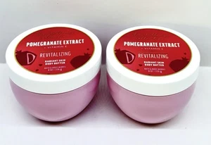 2 Bath & Body Works POMEGRANATE EXTRACT Revitalizing Body Butter x2 WELLNESS - Picture 1 of 2