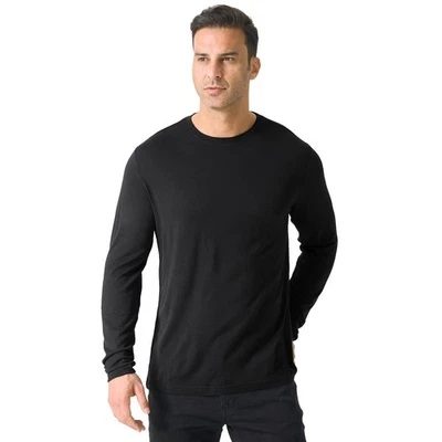 100% Merino Wool Base Layer Mens Soft Long Sleeve Shirts Odor Resistance Ther... - Image 1 of 4