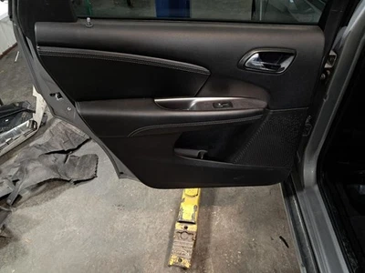 2017 Dodge Journey Left Rear Door Trim Panel Black Used OEM 409437 - Image 1 of 4
