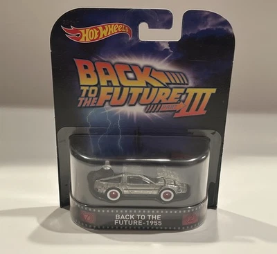 2015 Hot Wheels Premium Back To The Future III damaged package  - Image 1 of 4