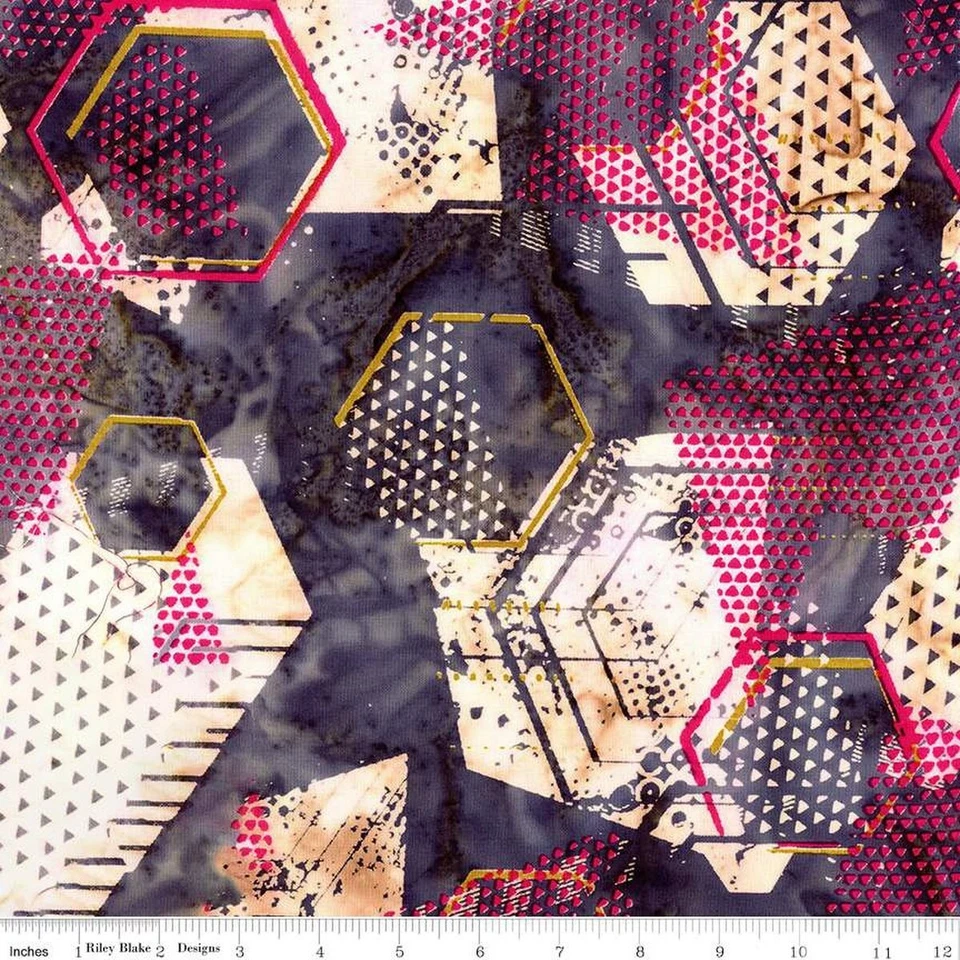 Expressions Batiks Let's Play Ball! Dancing Lights Cotton Fabric - Imagem 1 de 1