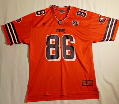 Coliseum Sports Auburn Tigers #86 Football Jersey Adult- Large Orange - Image 1 of 4