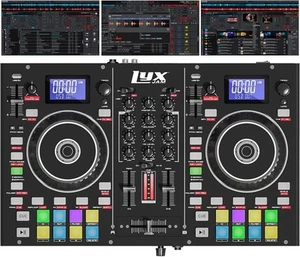 2-Deck Portable DJ Controller, Mixing Console with LCD Display | Manual... - Picture 1 of 9