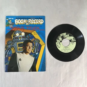 Star Trek Book and Vinyl Record Set Vintage 1979 7" 45rpm The Robot Masters - Picture 1 of 8