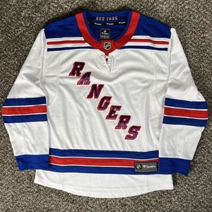 NEW Fanatics New York Rangers White Breakaway Hockey Jersey Men's Medium - Picture 1 of 5