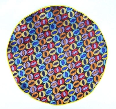 Lord R Colton Masterworks Pocket Round Naples Bark Colorful Silk  $75 Retail New - Image 1 of 2