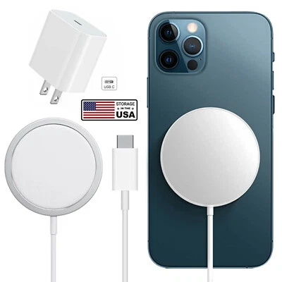 Cargador rápido inalámbrico Mag Safe 15W para iPhone 12 13/13 Pro/13 Pro Max/13 mini Foto 1 de 4