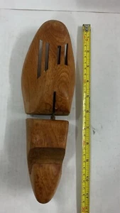 Vintage antique men's 1920s wooden boot trees shoe stretcherwood boot lasts X1 - Picture 1 of 3