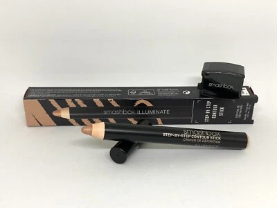 SMASHBOX STEP-BY-STEP CONTOUR STICK ~ ILLUMINATE ~ 0.12 oz W/sharpener New - Image 1 of 4