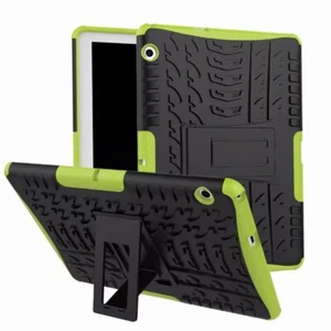 For Huawei Mediapad T3 9.6 T5 10.1/M5 Lite/SE Case Armor Rugged Stand Hard Cover - Picture 1 of 28