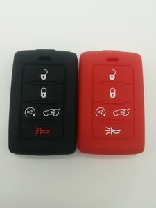 2*Silicone Remote Key Cover for 2021 2022 Jeep Grand Cherokee L Grand Wagoneer - Imagen 1 de 7