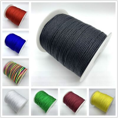Macrame Nylon Rope Cords Chinese Knot Jewelry Making Thread Strings Craft 10yard • 5.44€