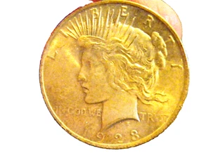 1923 Peace Silver Dollar 90% Silver Not Cleaned Rate AU To Excellent?W/Luster Z9 - Picture 1 of 3
