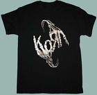 Korn Skeleton Fingers T-Shirt Black Cotton