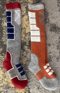 Anlisim Kids Merino Wool Ski Socks 2 Pairs Girls Boys - Picture 1 of 6