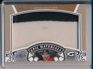 DANTE SALITURO 2016 LEAF GENESIS EPIC MATERIALS JERSEY RELIC /50