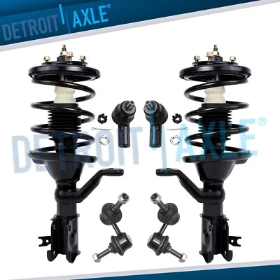 6pc Front Strut w/ Coil Spring Sway Bar Kit for 2003 2004 2005 Honda Civic 1.7L - Image 1 of 4