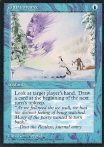 2X CLAIRVOYANCE BLUE ICE AGE MTG MAGIC MP X2 (yourdeckbuilder) - Picture 1 of 1