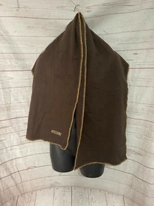 Moschino Men’s Scarf Brown Color Size 60”x14” - Picture 1 of 3