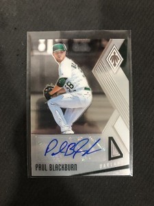 2018 Panini Phoenix Paul Blackburn Autograph Card