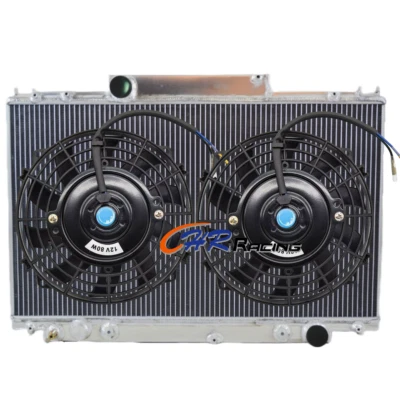 Radiador de aluminio + ventiladores para Lexus SC400 V8 1992-1997 4,0 L 1993 1994 1995 1996 Foto 1 de 4