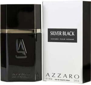 Azzaro Silver Black Edt Spray 100 ml Perfume Top Fragancia de Lujo Nueva Caja Hombres🥇 - Imagen 1 de 2